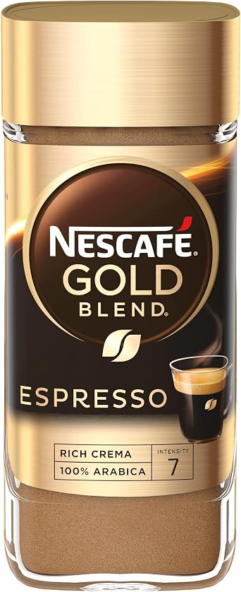 Nescafe Gold Blend Espresso Instant Coffee, 100g