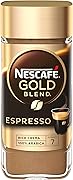 Nescafe Instant Espresso In Jar, 3.5 Ounce Imported From The UK England Strong Tasting Rich Coffee With Velvety Coffee Crema British Instant Coffee
