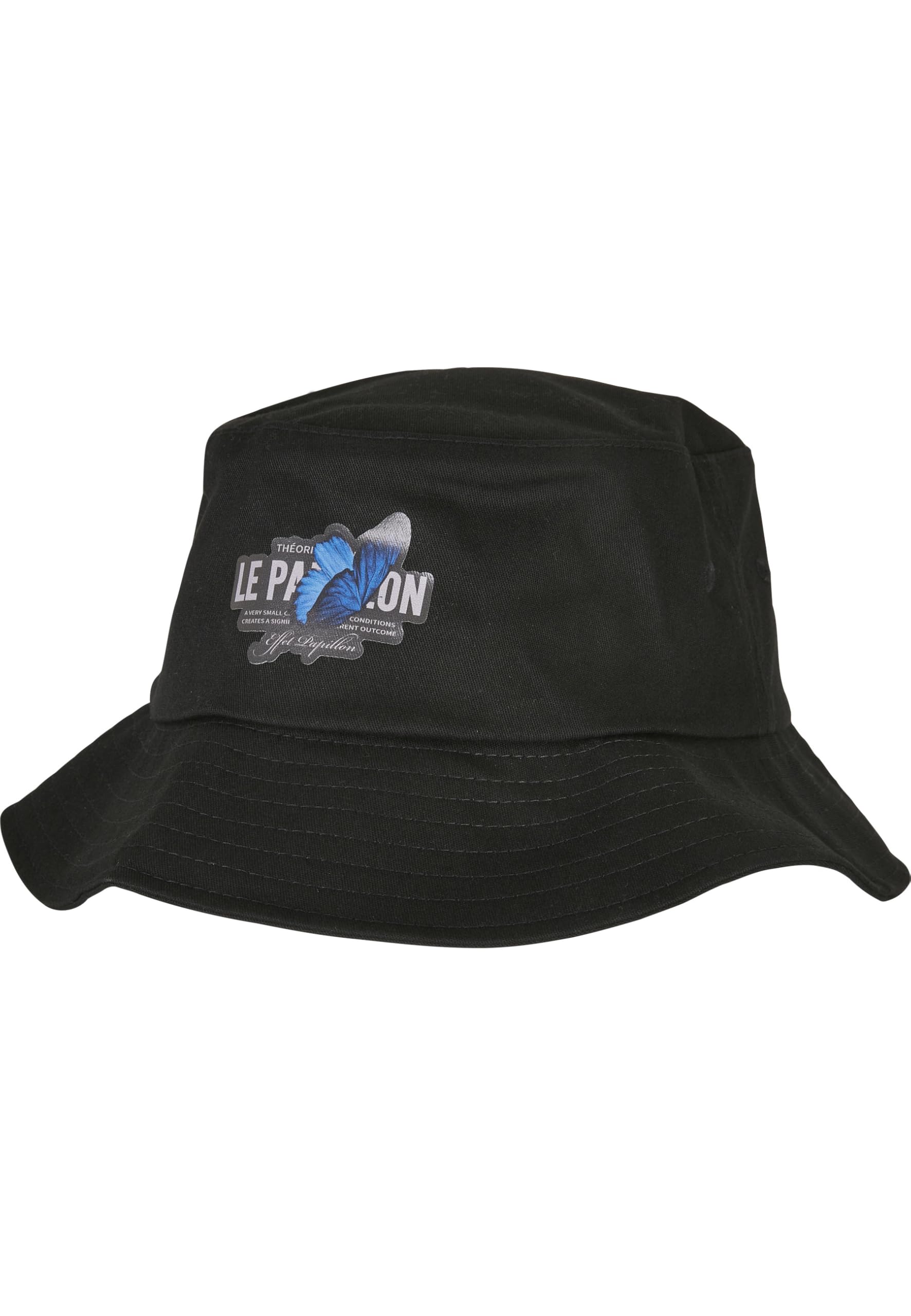 Mister Tee Unisex Le Papillon Bucket Hat, Black, one Size, czarny, jeden rozmiar