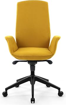 Seduna Plato Executive Chair | Office Chair Mustard