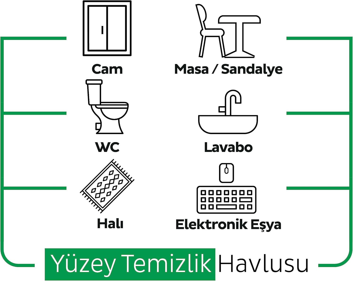 Sleepy Easy Clean Yüzey Temizlik Havlusu&Mendili 100 Yaprak