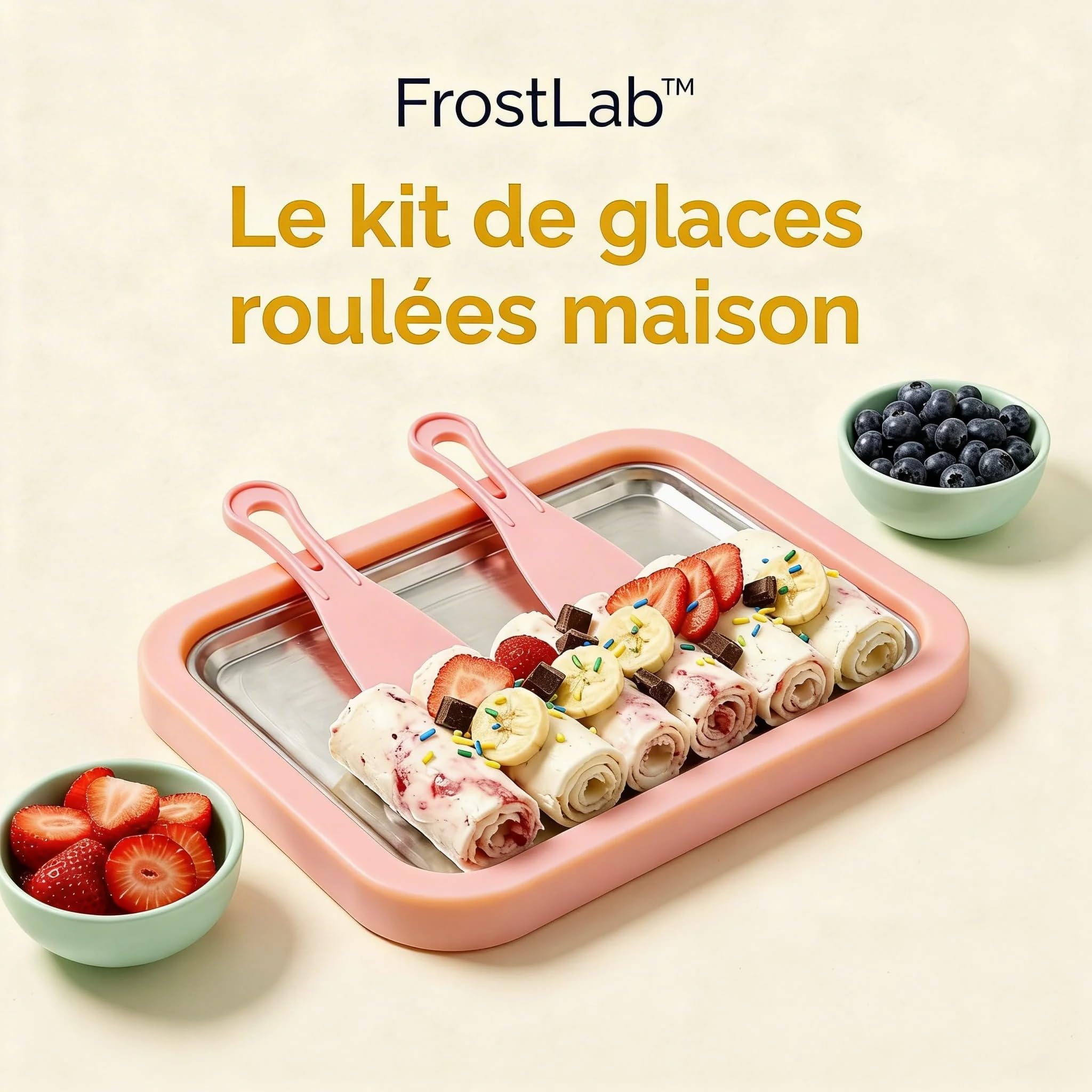FrostLab – Le dessert qui devient une expérience Machine à glace pilée au yaourt maison