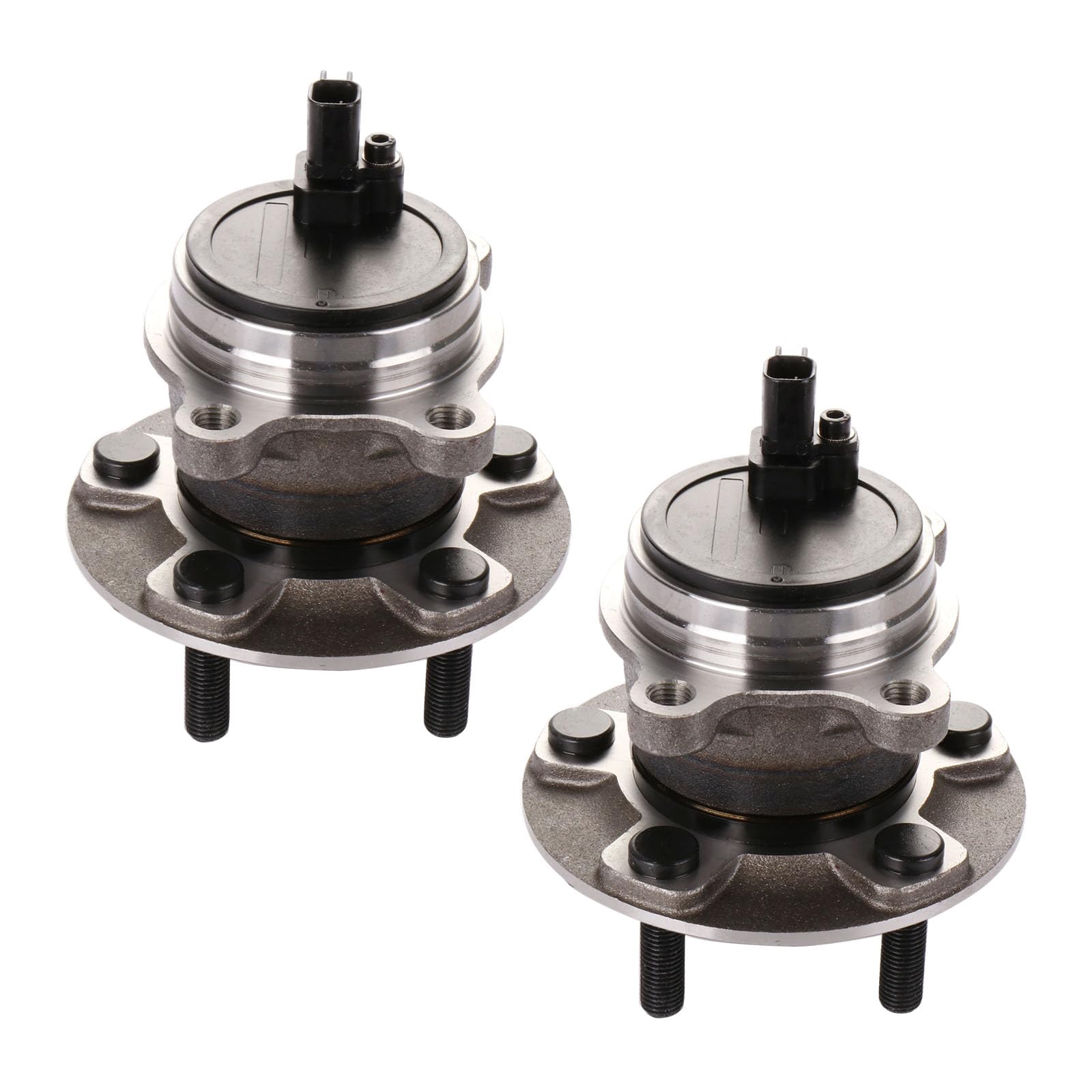 ECCPP 2PC Wheel Hub Assembly Rear 512466 for Ford Focus 2012-2015,