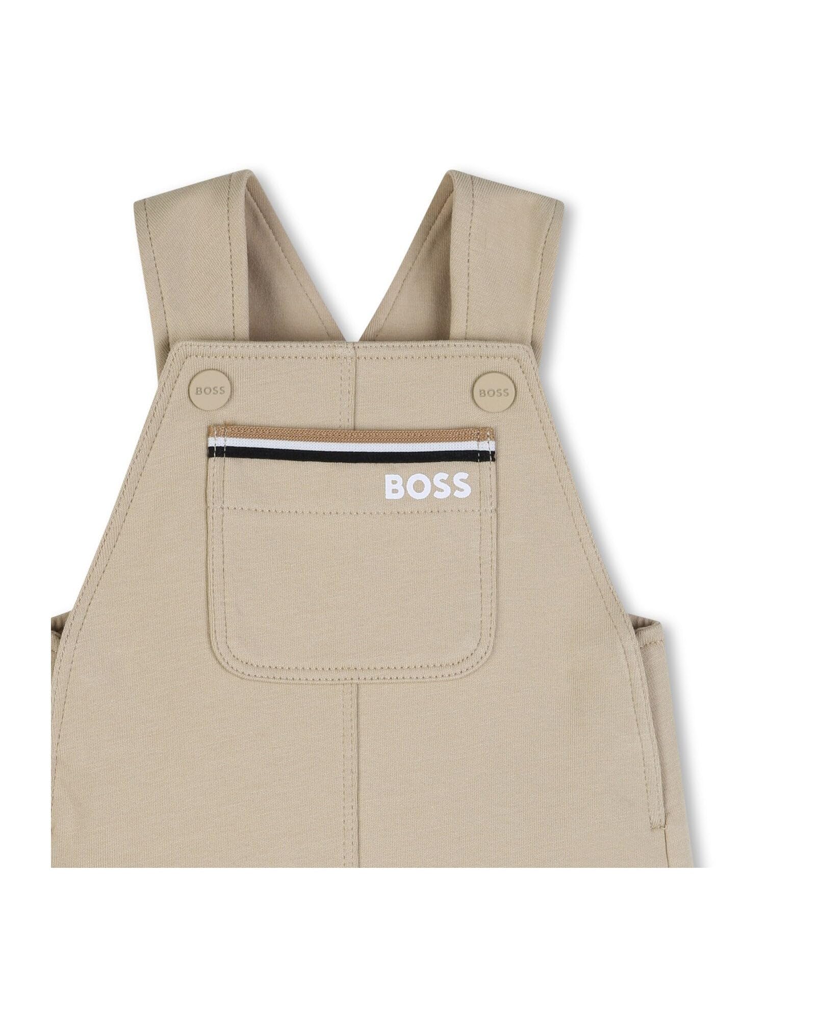 BOSS Dungarees Baby Boys, Grau, 6 Monate