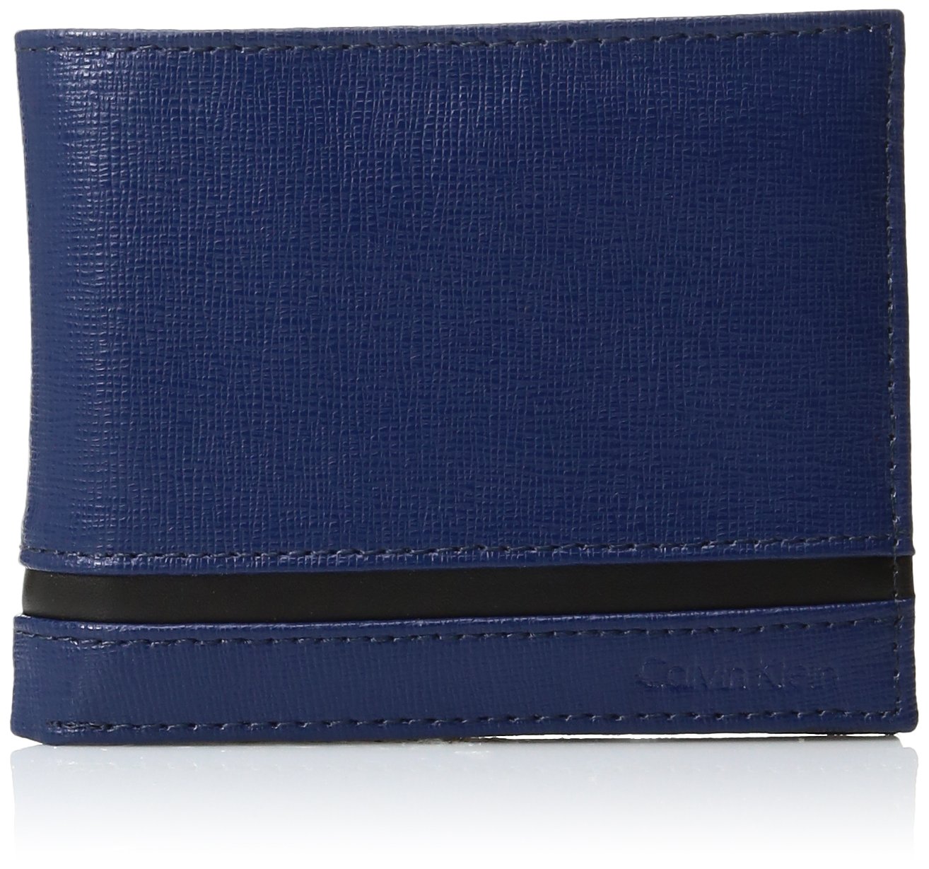 Calvin Klein Men's Passcase and Key Fob, Navy, One Size