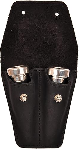 Vista 34 de Protector de válvula de trompeta de cuero genuino de protección y comodidad (guardia, negro)