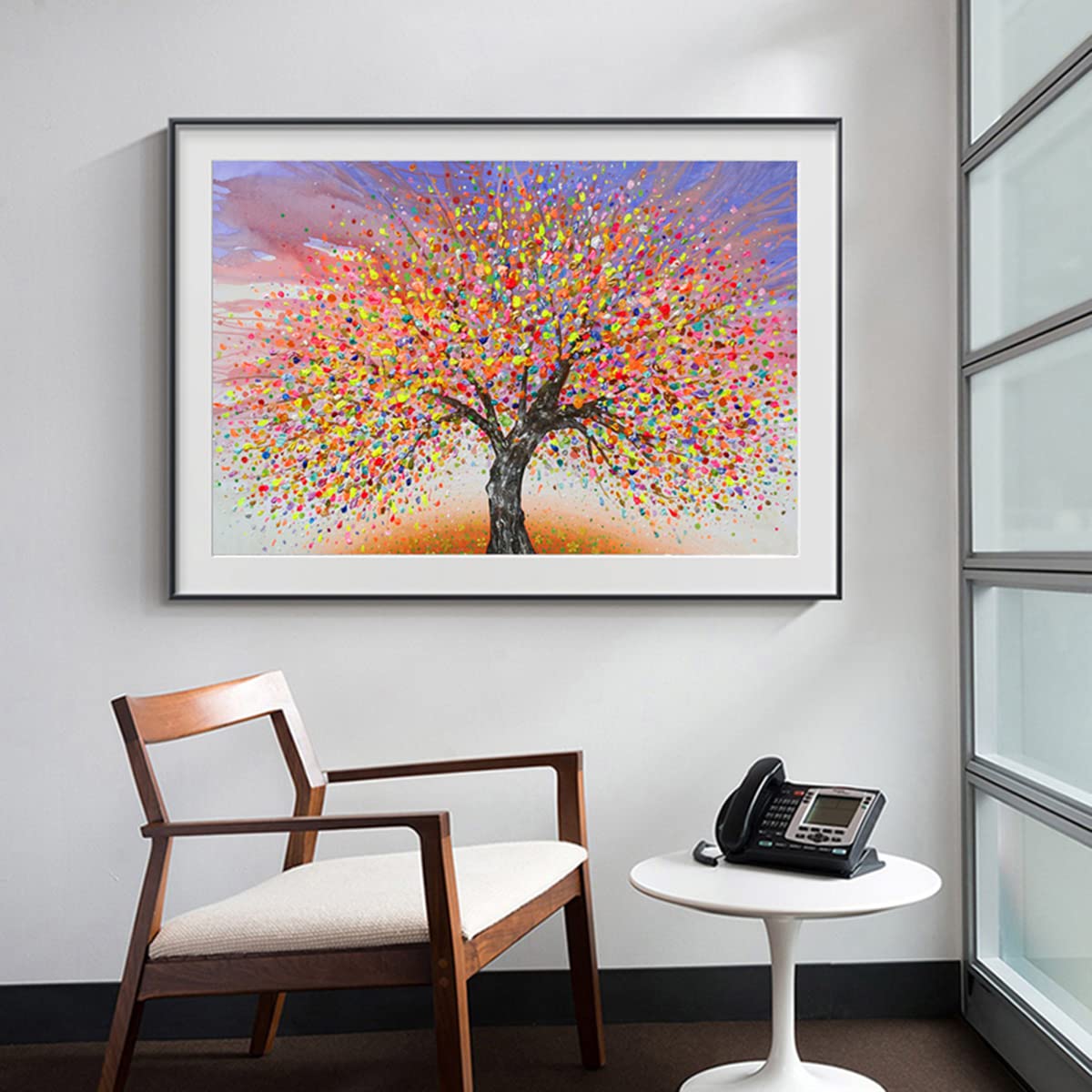 Dipinto Con Diamanti Rotondi Instarry 5D Diamond Painting Grandi Dimensioni Albero E Acqua Diamond Painting 5D Grande