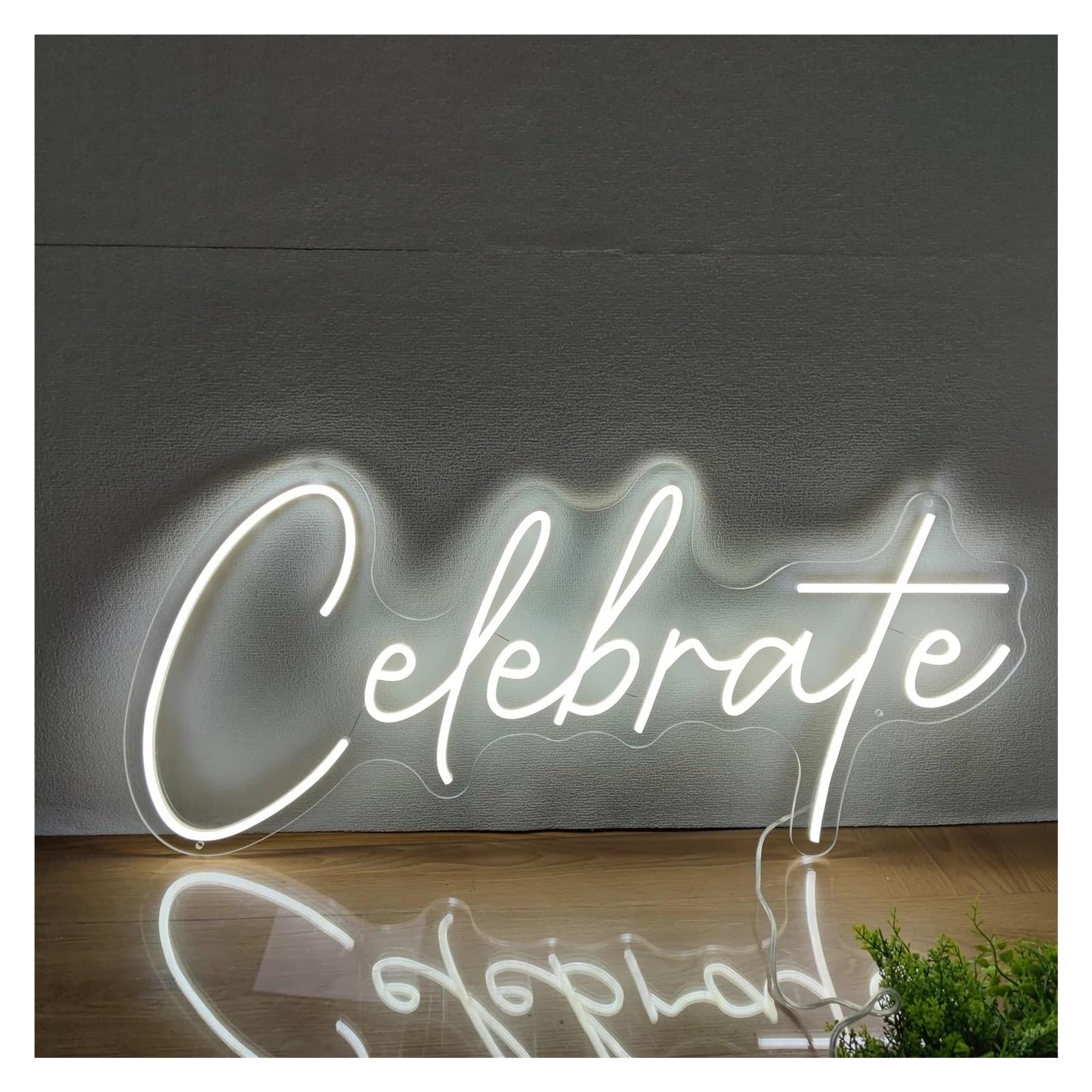 LEMST Signs Lamp Celebrate Neon Sign Signs for Party Bar Birthday Restaurant Wedding Festival Decor Light Room Wall Decoration Neon Lights