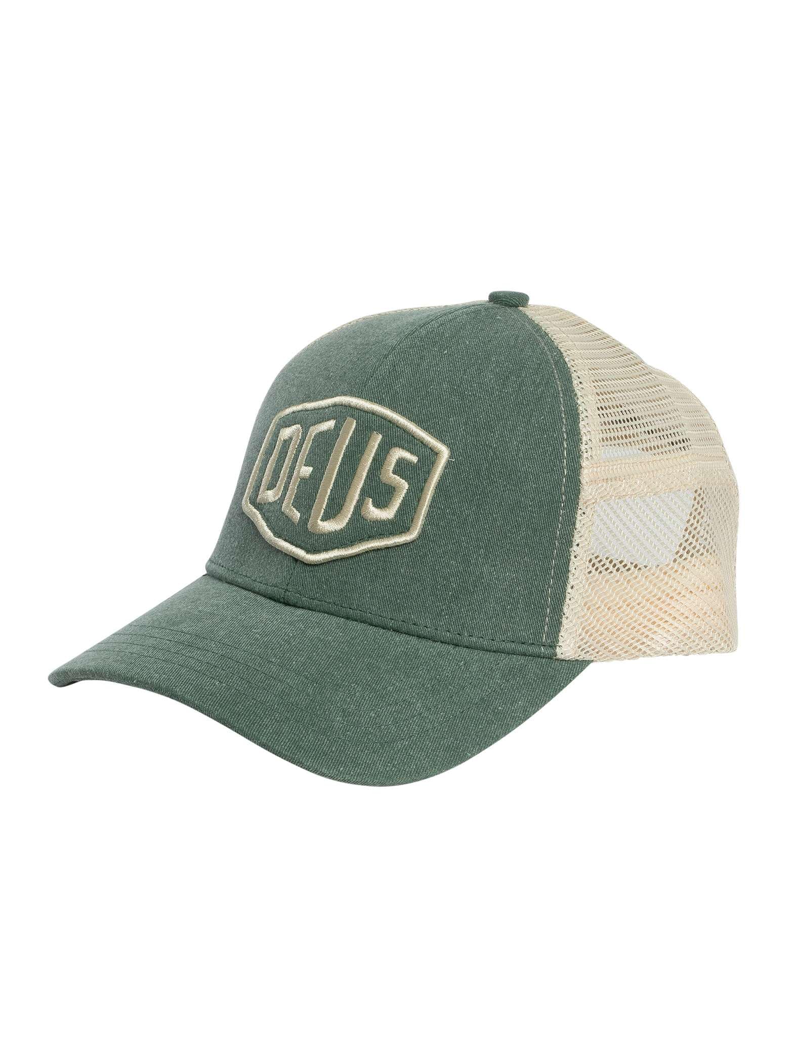 Deus Gorra Shield Trucker – Shale Green, verde, Talla única