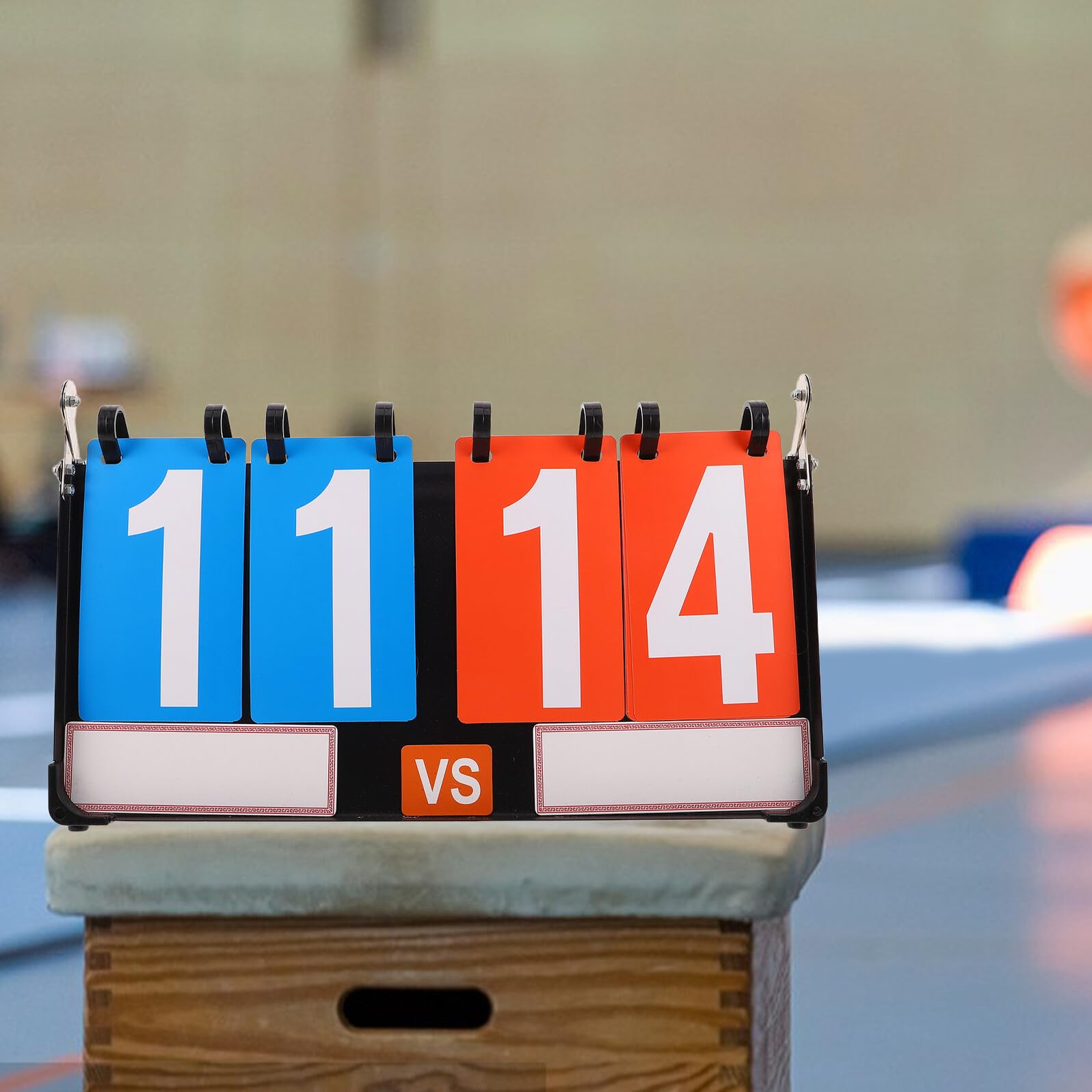GARVALON Tragbare Tischanzeigetafel Flip Scoreboard für Basketball Snooker Volleyball Baseball Tischtennis Langlebig Einfach zu Bedienen Vielseitig für Indoor und Outdoor Wettkämpfe
