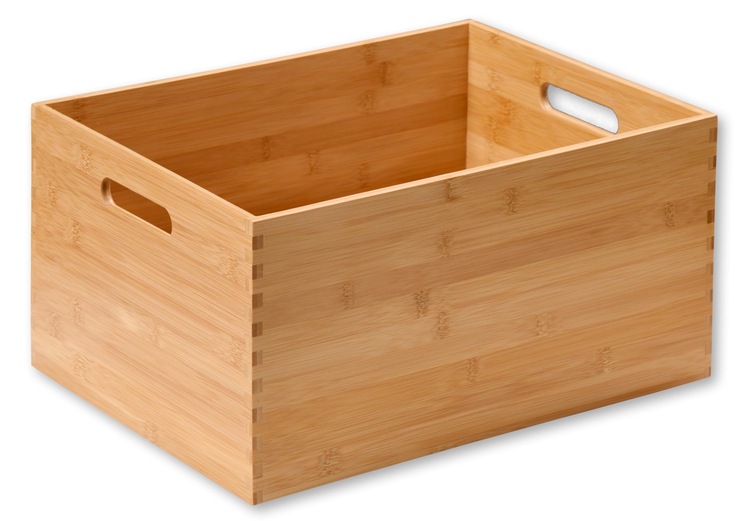Kesper Aufbewahrungsbox aus Bambus, Braun, 38,5 x 28,5 x 20 cm (Artikel 57611)