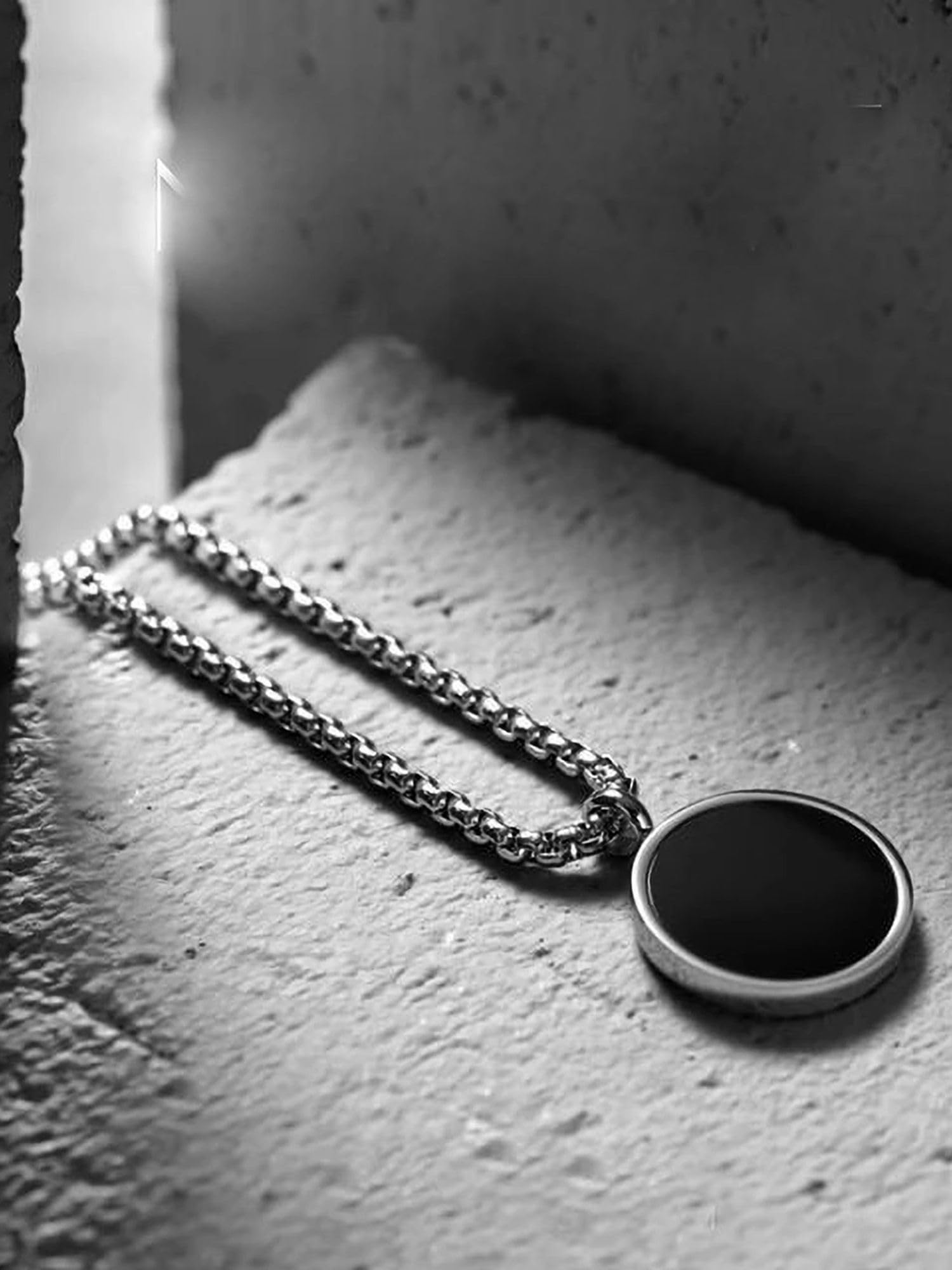 rgulus Regulus Men Pendant Boy Locket Locket For Men Chain Pendant For Boys Rhodium Alloy Pendant Set-picture-18