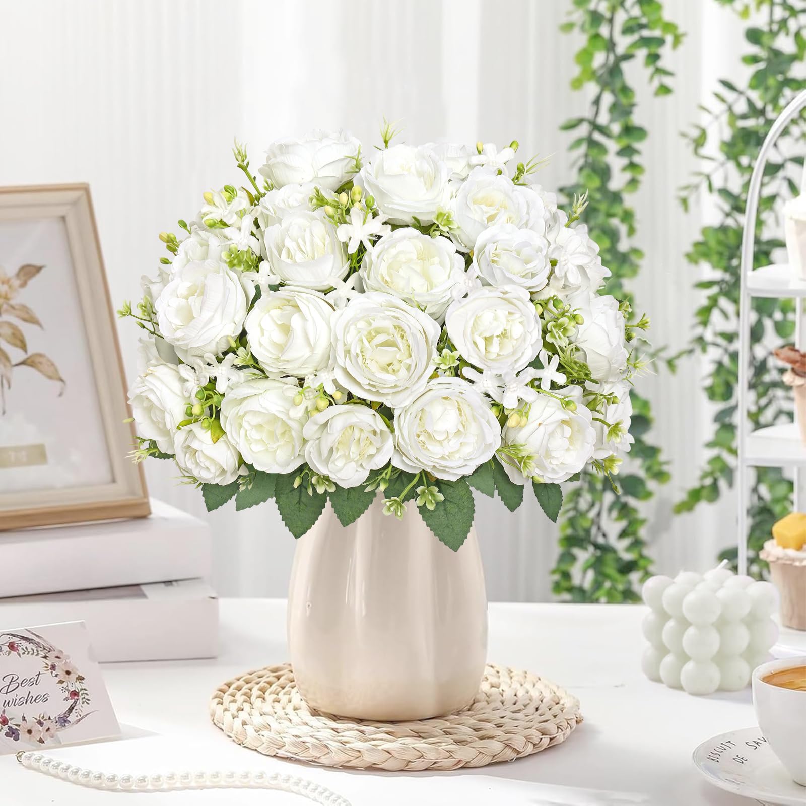 Amazon.de: ASTNIC 4 Bndel Pfingstrose Kunstblumen, Knstliche Blumen,  Kunstblumen wie echt, Blumenstrau Knstlich, Fake Blumen fr  Hochzeitsdeko, Blumenarrangement, Party Deko, Weihnachts Tischdeko