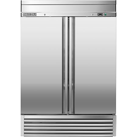 Amazon Com Commercial Refrigerator Atosa Mbf8005 Double 2 Door Side By Side Stainless Steel Reach In Commercial Refrigerators For Restaurant Energy Star 44 5 Cu Ft 33 38 Etl Fast Delivery Best Seller Industrial Scientific