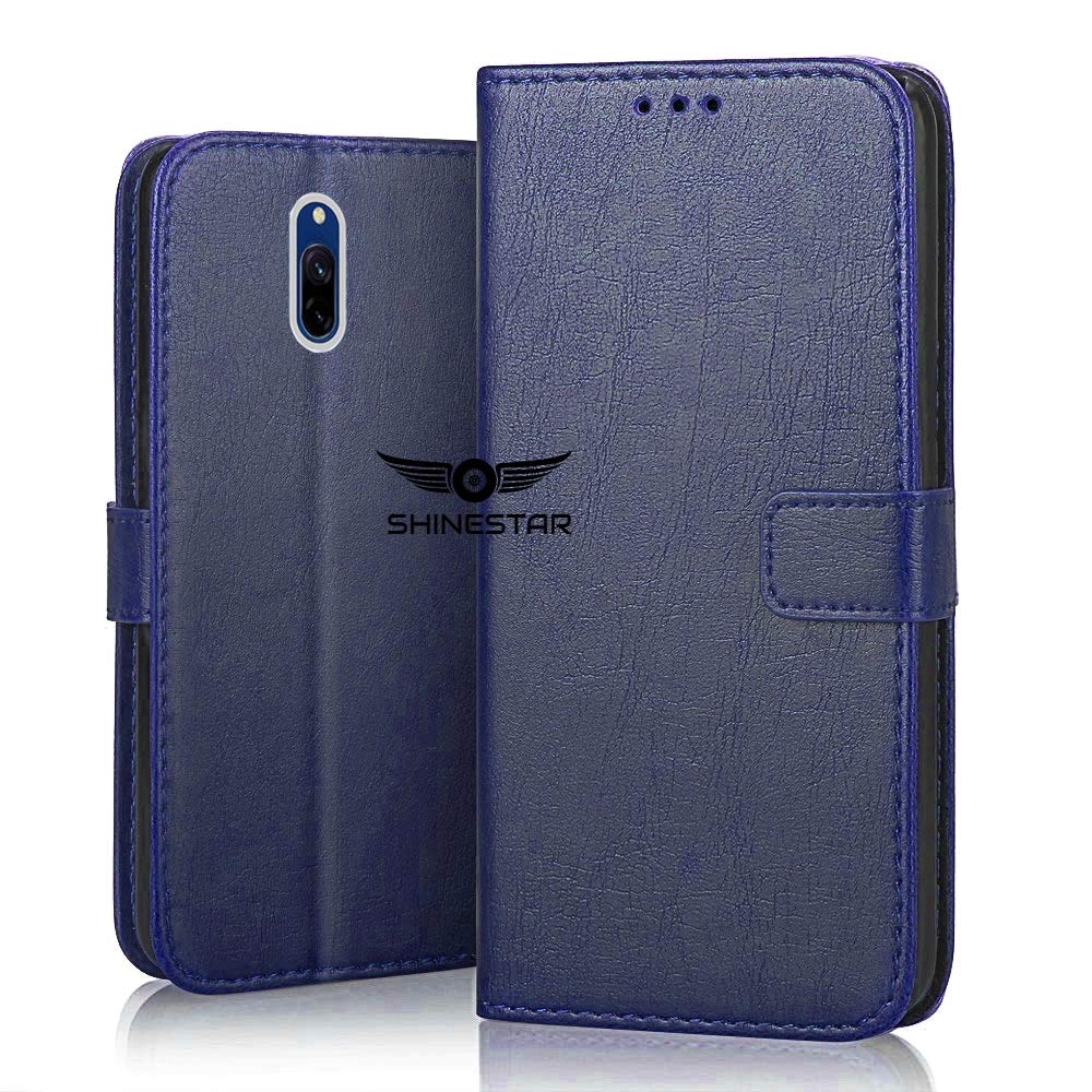 SHINESTAR Redmi 8A Dual Flip Back Cover | PU Leather Flip Cover Wallet Case with TPU Silicone Back Case Cover for Redmi 8A Dual - (Ultimate Blue) (B084ZXYW3V) Amazon Price History, Amazon Price Tracker