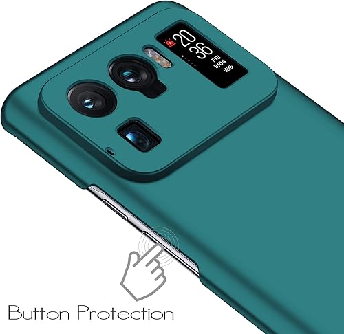 Miniatura 4 de Anccer compatible con Xiaomi Mi 11 Ultra Case Serie Colorida Ultra-Delgado Anti-Drop Premium Material Slim Full Protective Cover Verde