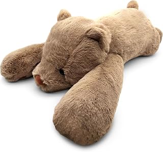 Weighted Stuffed Bear 24 Inch, 3.3 lbs Giant Plush Teddy Bear for Adults & Kids - Soft Brown Large Huggable Toy, Gift for Christmas, Birthday