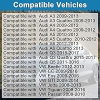 Vista 3 de WATERWICH Kit de manguera de ventilación para motor PCV para cárter de motor compatible con Audi A3 A4 A5 Q5 TT VW Beetle CC Jetta Passat GTI