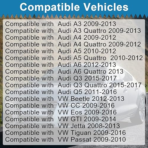 Miniatura 3 de WATERWICH Kit de manguera de ventilación para motor PCV para cárter de motor compatible con Audi A3 A4 A5 Q5 TT VW Beetle CC Jetta Passat GTI