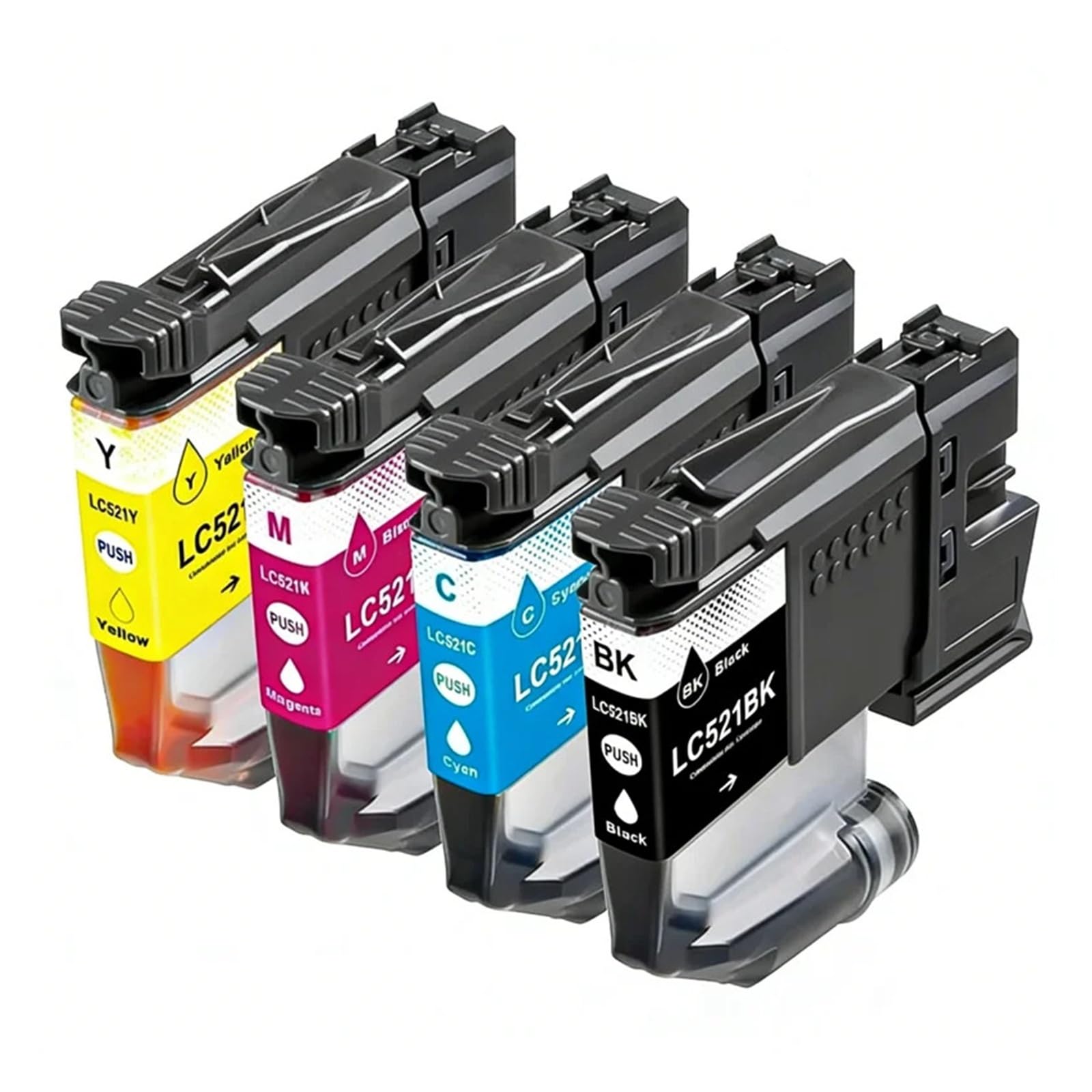 Cartucce d'inchiostro LC521 compatibili con Brother DCP-J1260W J1310DW