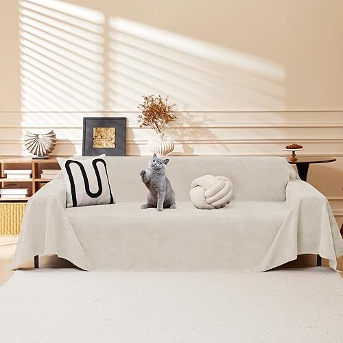 Miniatura 12 de Funda para sofá de 2 a 3 cojines, funda antideslizante de felpilla para sofá seccional, fundas de sofá, lavables, protector de muebles para mascotas