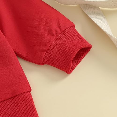 Miniatura 4 de Conjunto para el día de San Valentín para bebé niño con texto en inglés "Mama is My Valentine", camisas estampadas, sudadera con cuello redondo