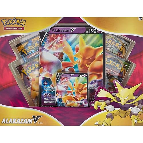 Pokemon Alakazam V Box, Multicolor