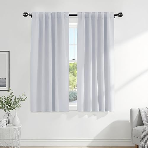 Miniatura 18 de PONY DANCE Cortinas opacas para habitación infantil - Juego de paneles de cortina con aislamiento térmico, cortina con pestaña oculta/bolsillo para