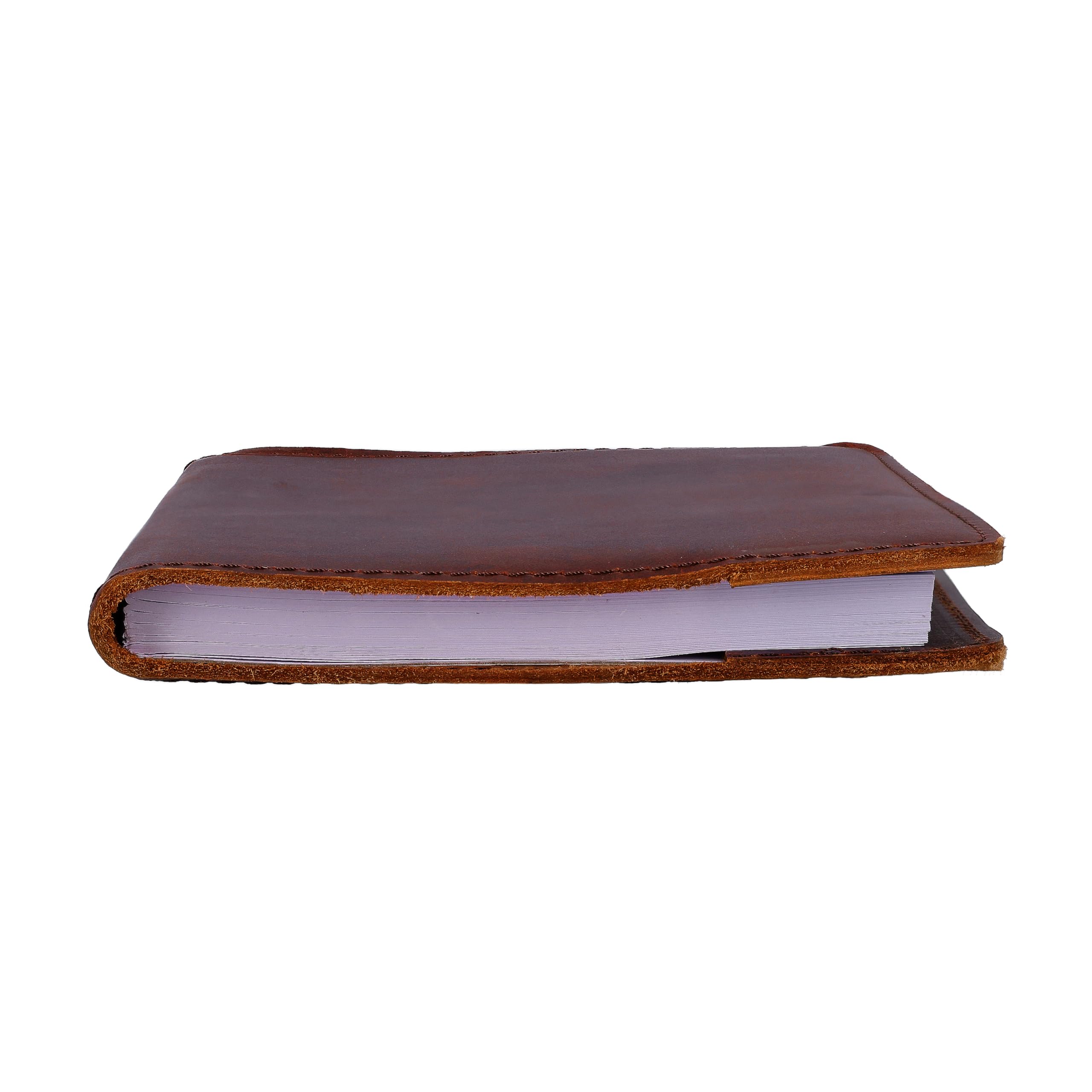 Gusti Cuaderno de piel Lahja notas esbozos diario de viaje marrón cuero