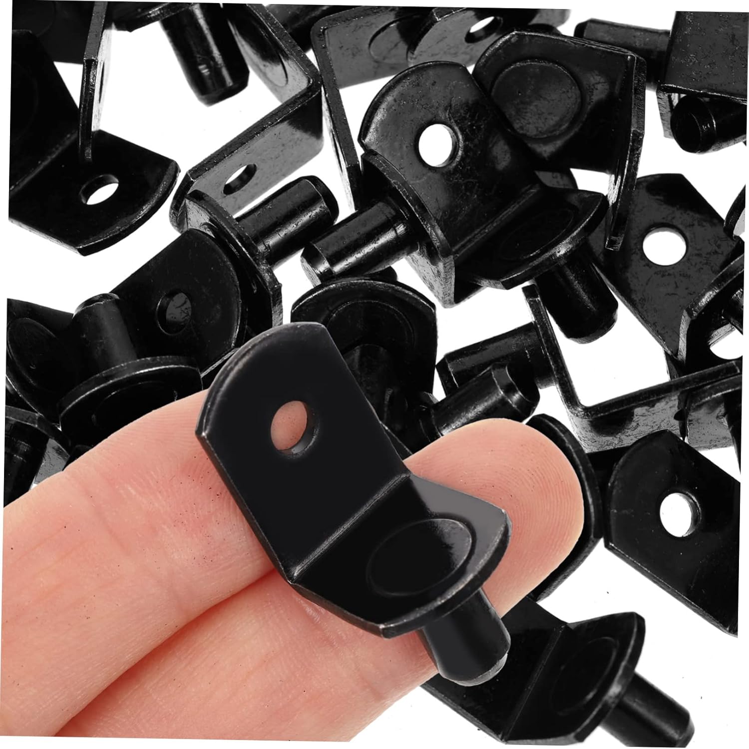jojofuny Shelf Bracket Pegs 40pcs Metal Shelf Pegs Wood Shelving Support Cabinet Shelf Clips Shelf Holders