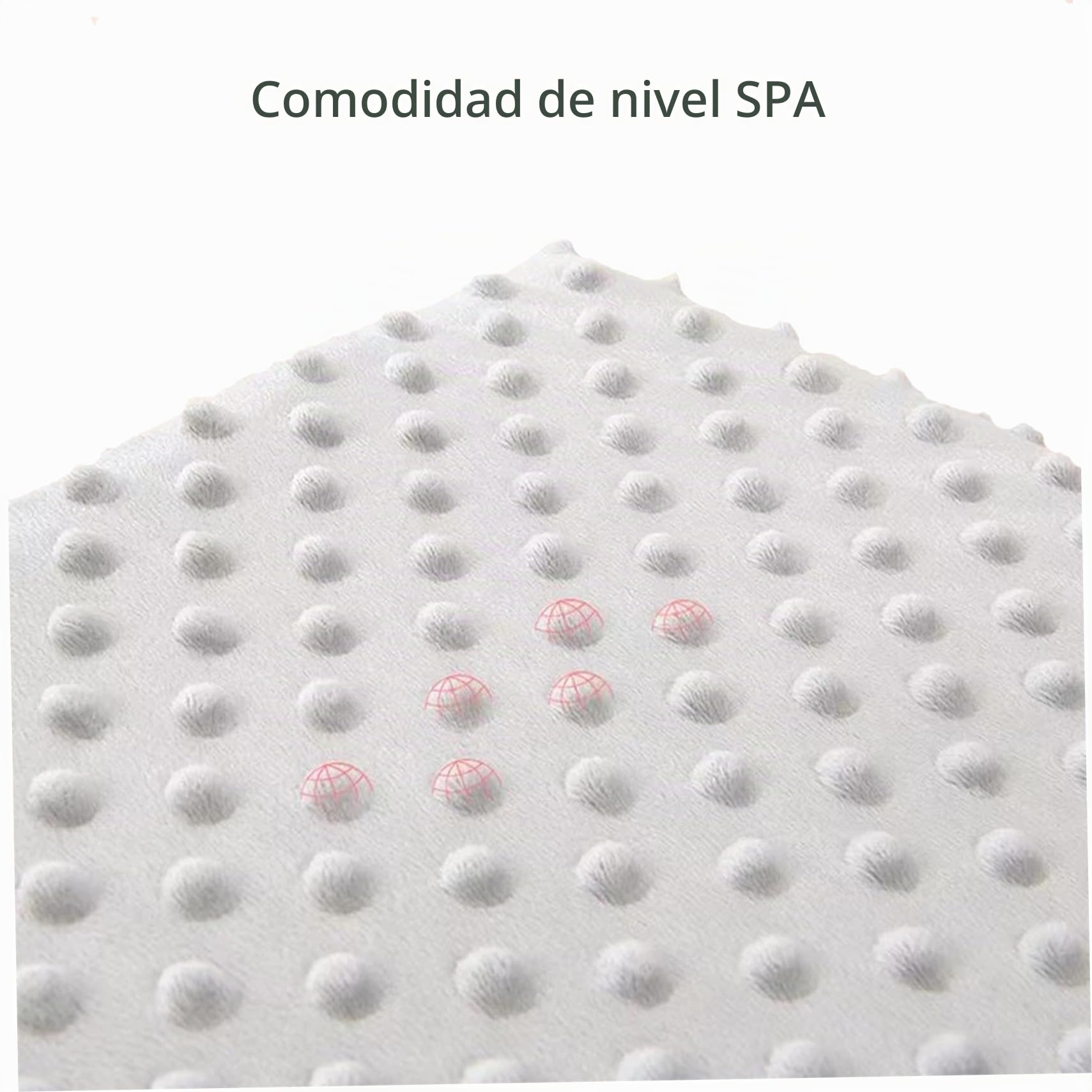 Almohadas de Lactancia, Almohada de Cuña para Bebé para Recién Nacido, Almohadas de Lactancia Anchas y Estables para Materna, Almohada para Recién Nacido Anti Reflujo con Protuberancias Sen