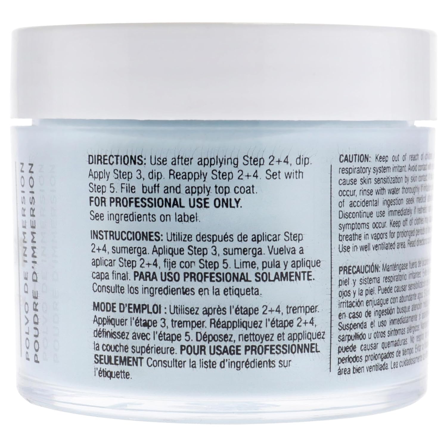 Cuccio Colour Powder Nail Polish, Denim Blue, 2 Ounce