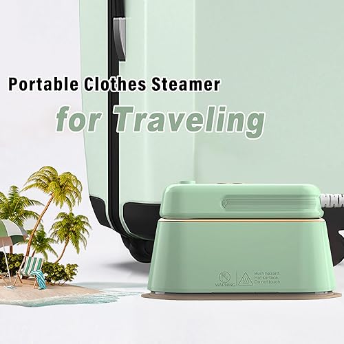 Miniatura 7 de Plancha plegable para ropa con 2 niveles de vapor 2024, planchas portátiles de 1100 W para ropa de viaje, planchado en seco, máquina de planchar de