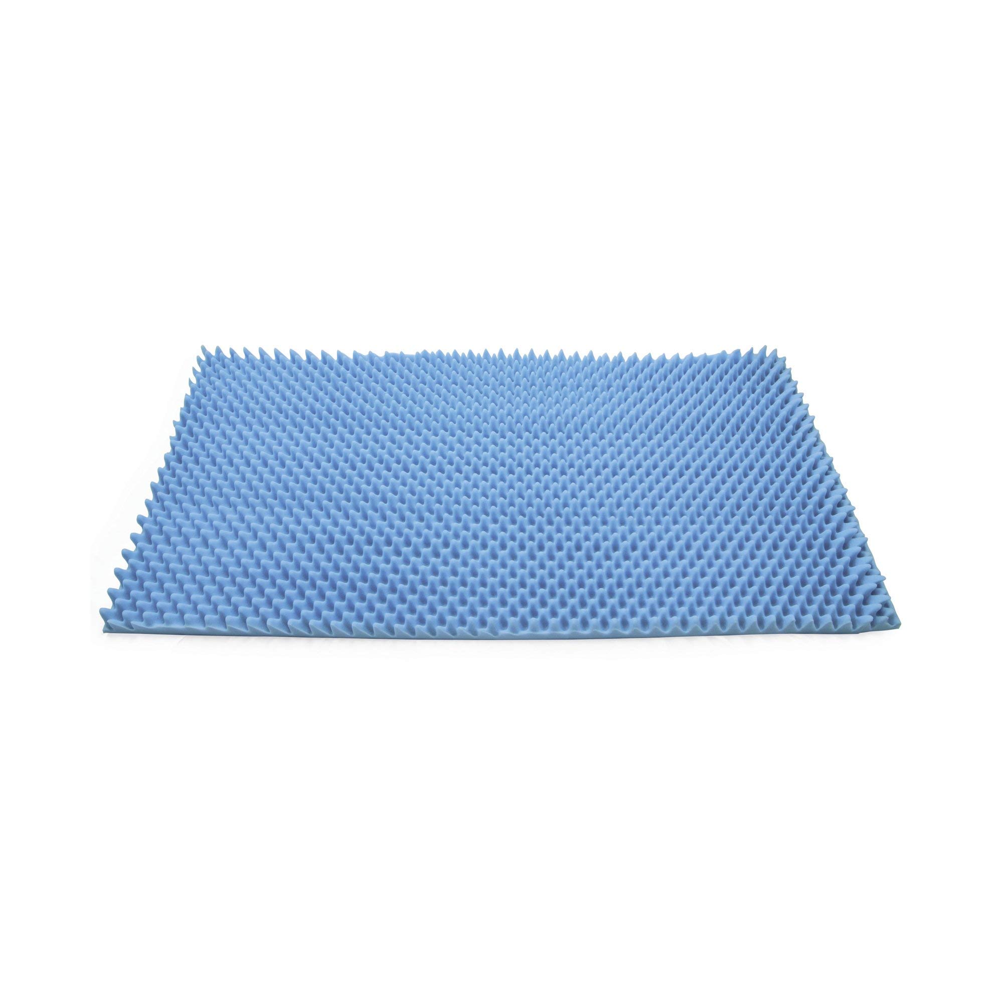Surmatelas en mousse alvéolée McKesson 183x83x10cm bleu contre les escarres