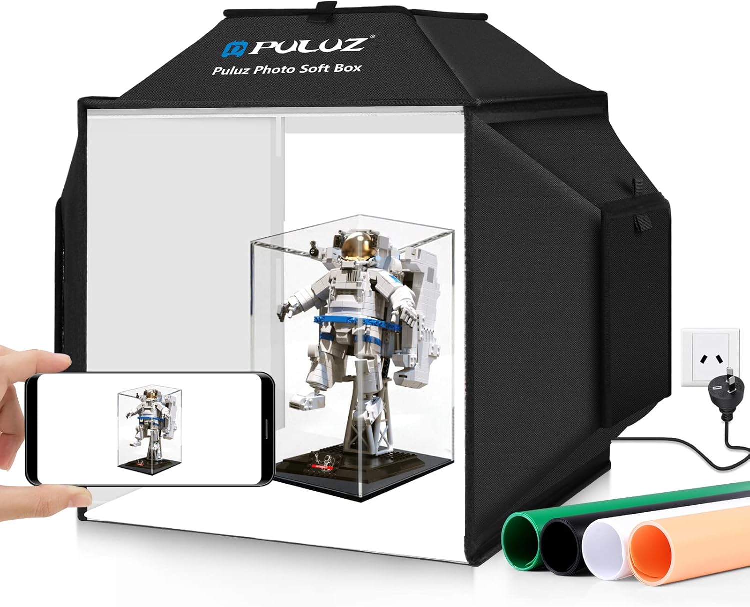 Photo Soft Lightbox,PULUZ Photo Lightbox 40cm Protable Studio Light