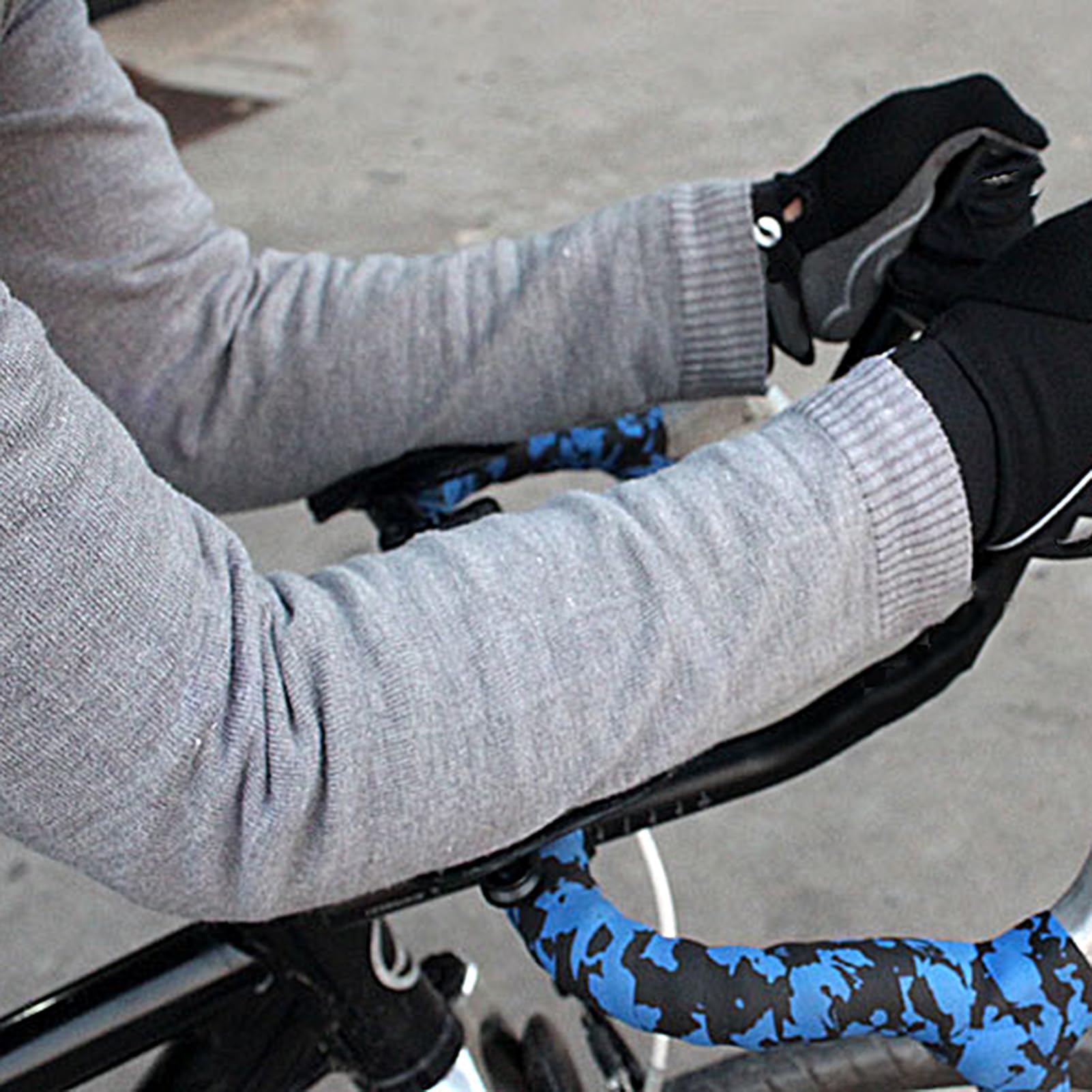 1 para kierownicy rowerowej uniwersalna ergonomiczna konstrukcja stop aluminium odporny na odkształcenia uchwyt do jazdy na rowerze uchwyt części rowerowe