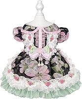 Vista 32 de Moda Vestido de Princesa de Chifón para Perro Dulce Cachorro para Perro EXTRAL Pequeño y Perro Pequeño Rosa M