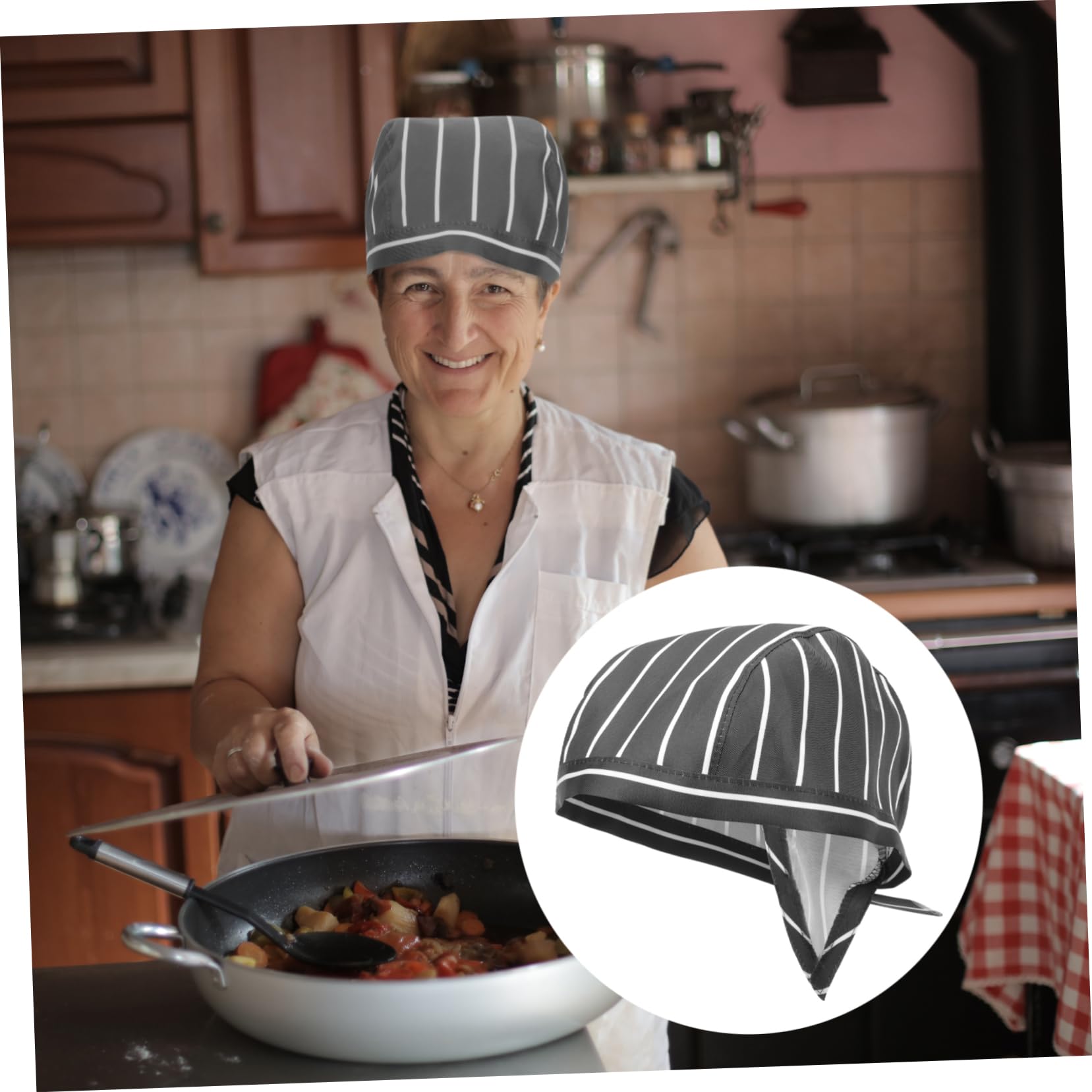 BESTYASH Regolazione Del Cappello Da Cucina Cappello Chef Soffice Cucina a Cappelli Da Chef Cappelli Da a Per Ristoranti Da Decorativi