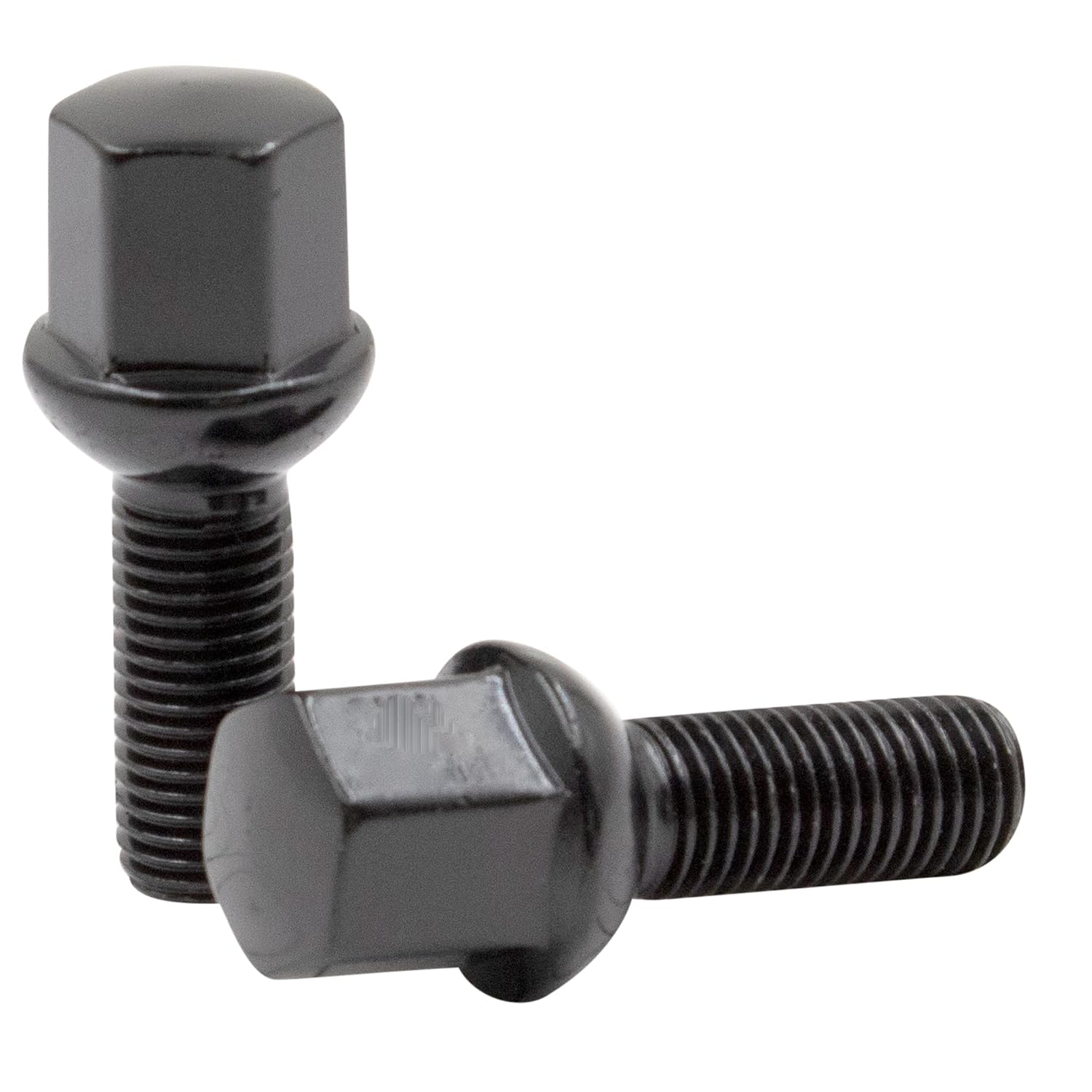 Wheel Accessories Parts 20 Pcs M14 x 1.5 Thread Ball Seat Lug Bolt Black Finish 33mm Shank Length 17mm Hex fits Mercedes-Benz CL-Class G-Class ML-Class S-Class S-Class AMG SL-Class