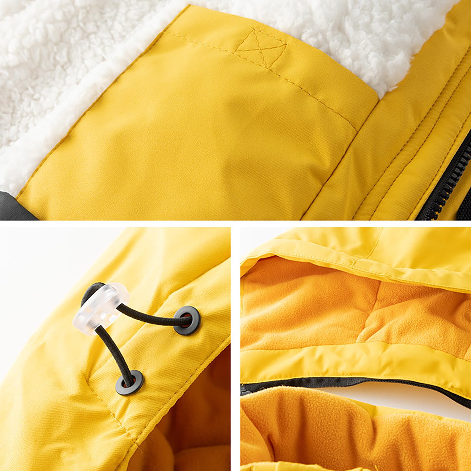 Generisch Traje de esquí para niños, forro polar, chaqueta, pantalones, invierno, windbroek, snowboard, unisex, para invierno, cálido traje de nieve