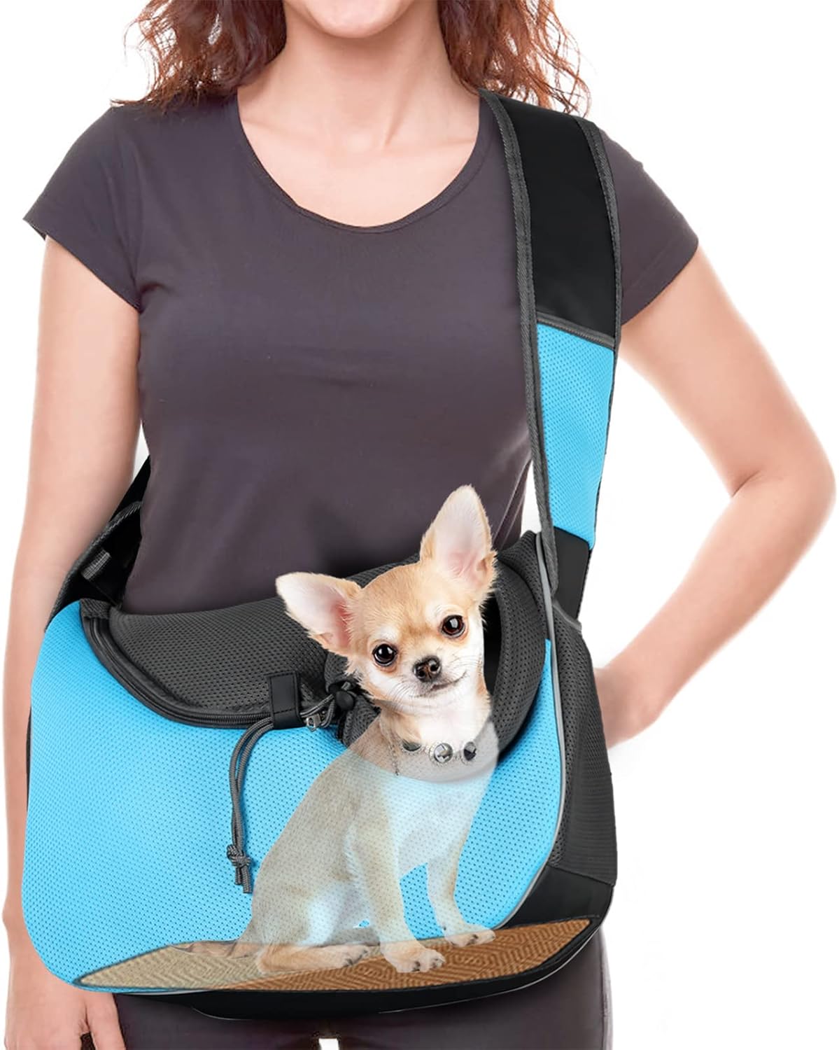 WOYYHO Large Dog Sling Carrier Pet Sling Carrier with
