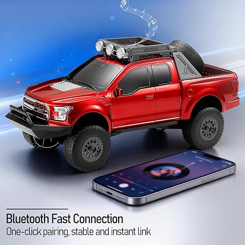 Miniatura 3 de WS-589 - Altavoz de réplica Bluetooth resistente para camioneta, audio portátil con TWS, luces LED de fiesta y estéreo HD Regalo sorpresa único