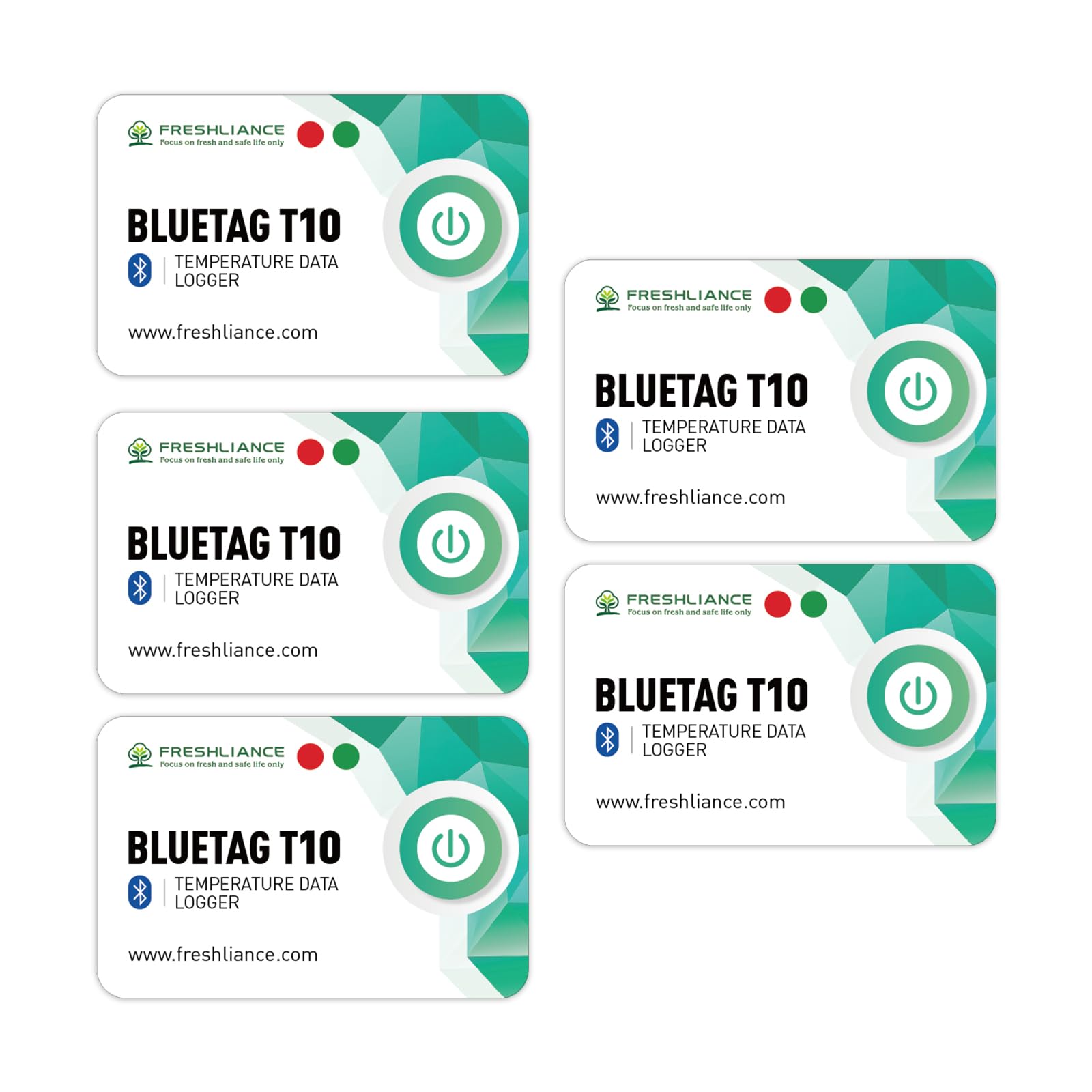 Freshliance - Registrador de datos de temperatura Bluetooth, grabadora de monitor de temperatura remota con exportación de almacenamiento de datos, sonda de sensor de temperatura de uso múltiple para