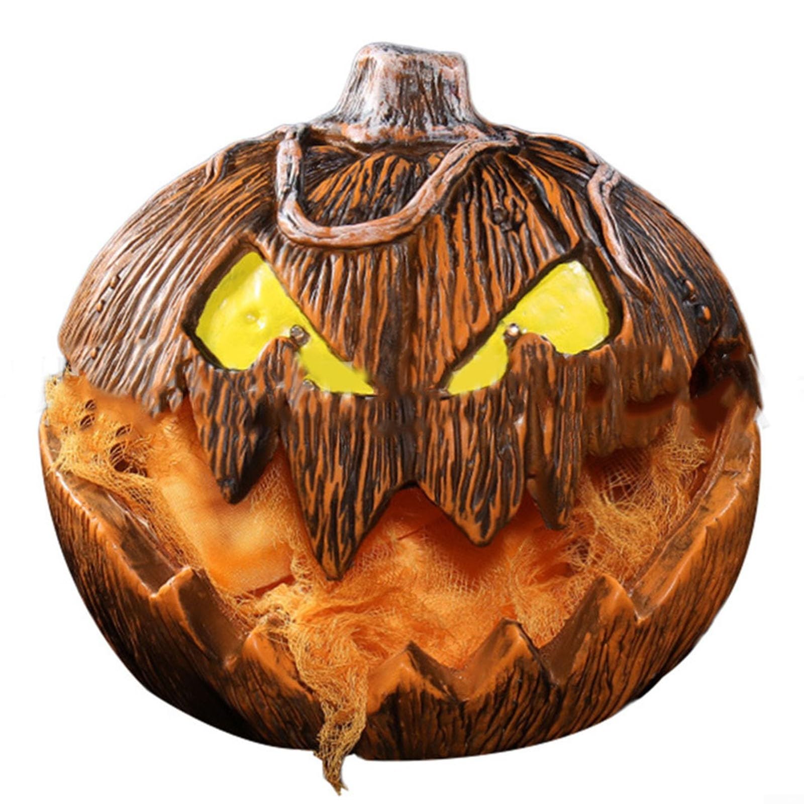 Tête de citrouille Halloween sonore : déco extérieure et cour