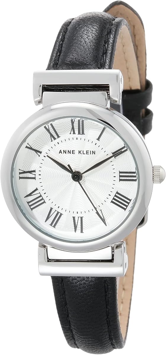 Reloj con correa de cuero para mujer