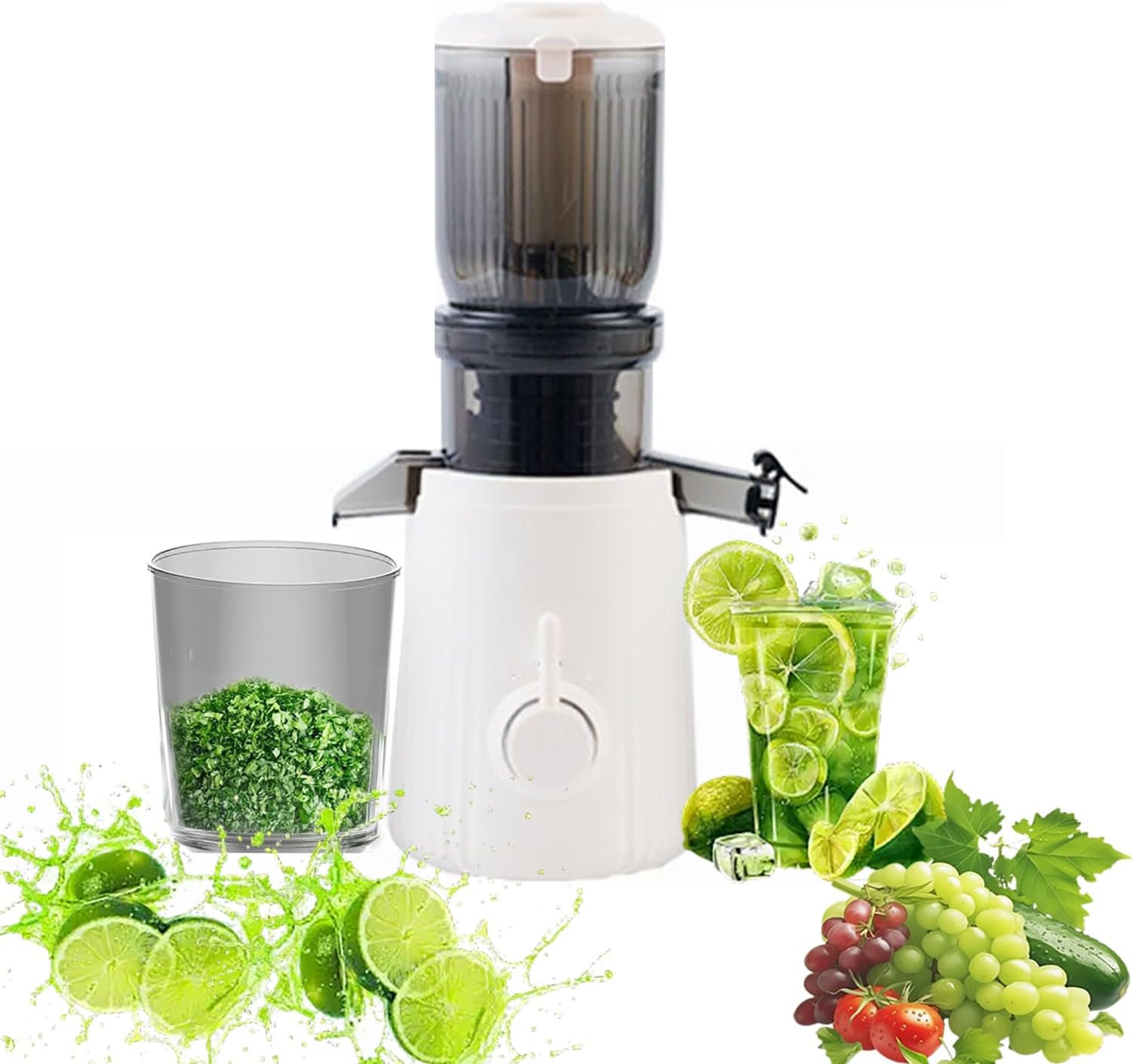 Extractor de Jugos Prensado en Frío 200W Boca Ancha 110mm Capacidad 1.2L