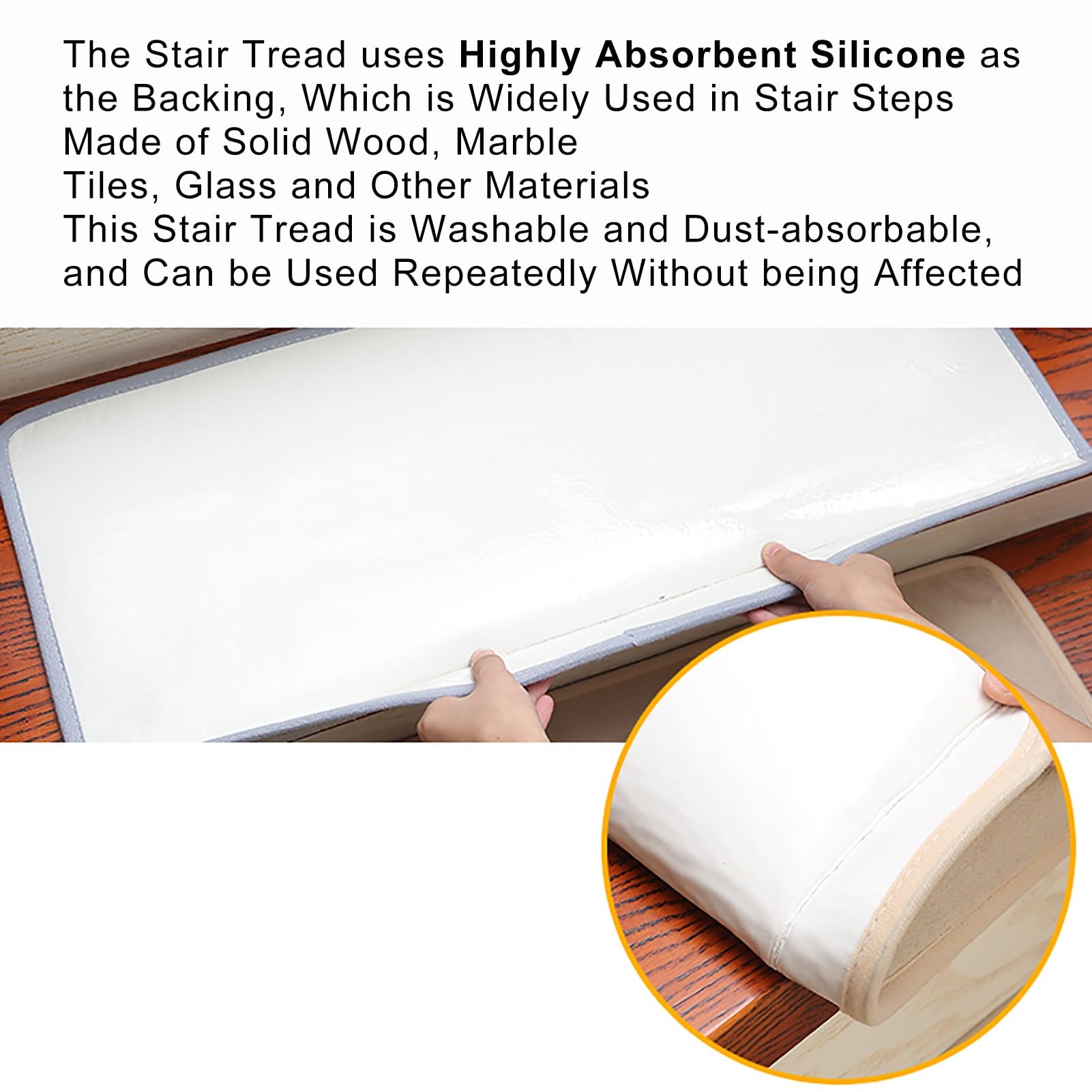 Alfombrillas autoadhesivas antideslizantes – Paquete de 15 peldaños (100 x 21 cm) – Alfombra antideslizante para interiores para seguridad y seguridad