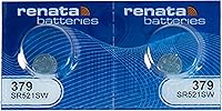 Vista 8 de Renata 379 SR521SW Baterías – 1.55 V Óxido de Plata 379 Batería de reloj (10 unidades)