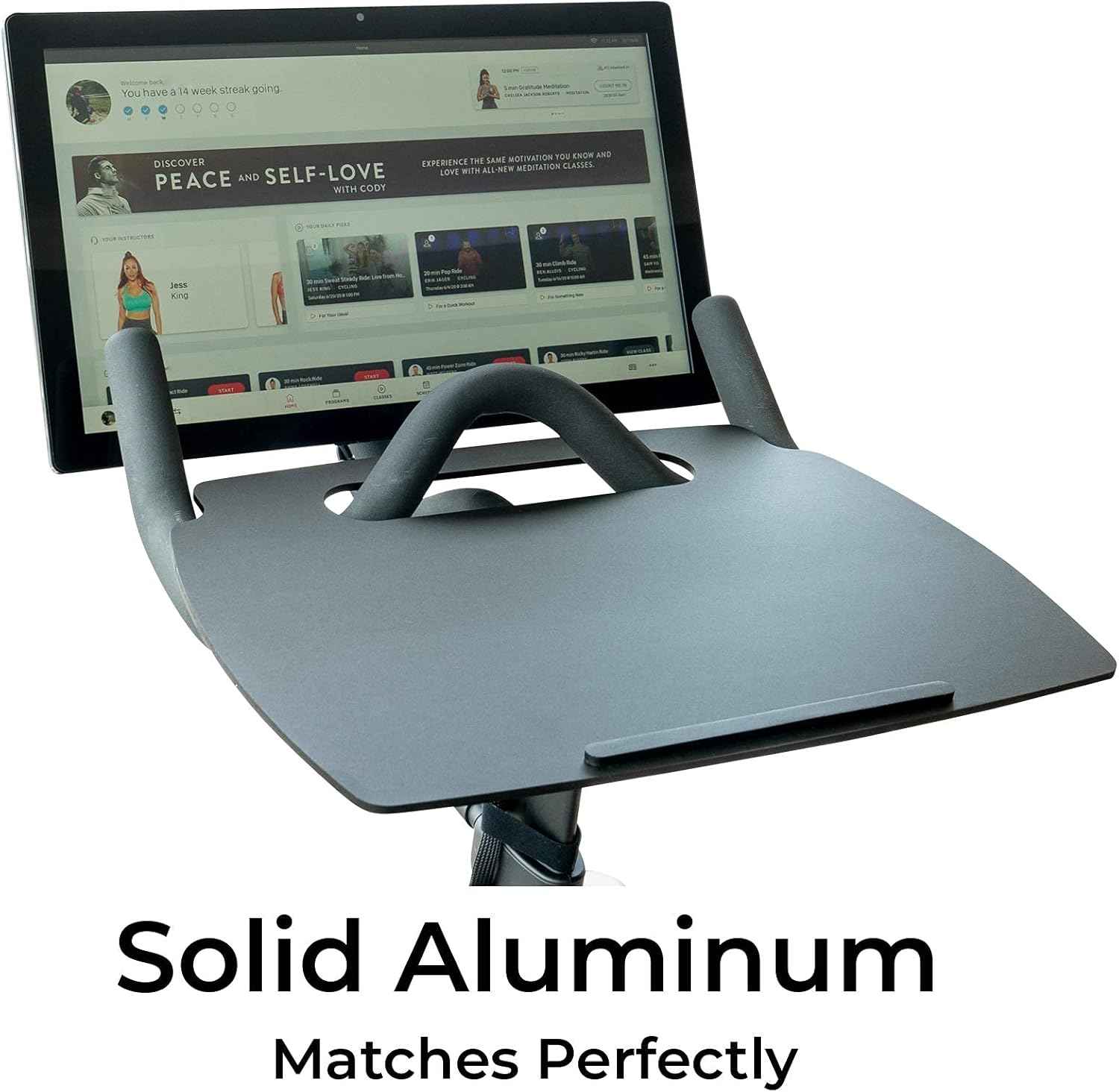 80% Off Discount ATP Sports - Metal Laptop Stand for Peloton Bike - Does Not Fit Bike+ - Accessories for Peloton - Use Your Laptop While You Ride Buy 1 get 1 ATP Sports - Metal Laptop Stand for Peloton Bike - Does Not Fit Bike+ - Accessories for Peloton - Use Your Laptop While You Ride