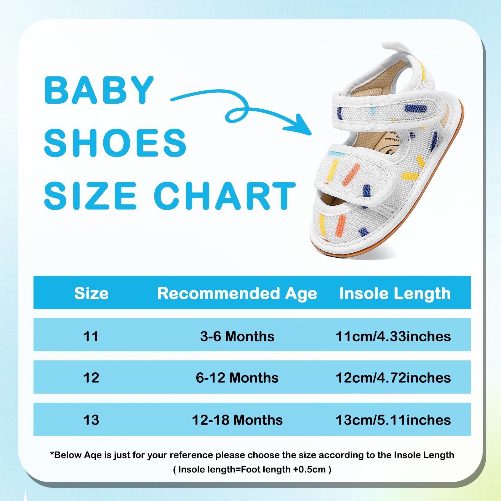 MK MATT KEELY Sandali Neonato Scarpe Primi Passi Estive Sandali Maglia Punta Chiusa Bambino con Suole Morbido Antiscivolo